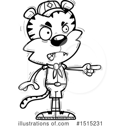 Royalty-Free (RF) Tiger Clipart Illustration by Cory Thoman - Stock Sample #1515231