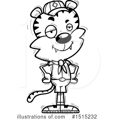 Royalty-Free (RF) Tiger Clipart Illustration by Cory Thoman - Stock Sample #1515232
