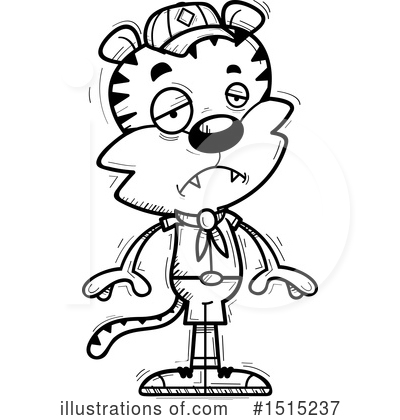 Royalty-Free (RF) Tiger Clipart Illustration by Cory Thoman - Stock Sample #1515237