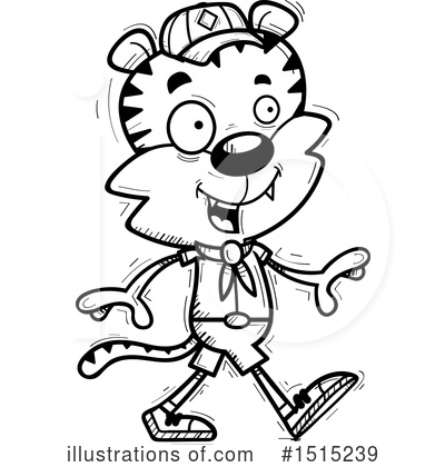 Royalty-Free (RF) Tiger Clipart Illustration by Cory Thoman - Stock Sample #1515239