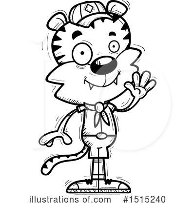 Royalty-Free (RF) Tiger Clipart Illustration by Cory Thoman - Stock Sample #1515240
