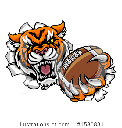 Royalty-Free (RF) Tiger Clipart Illustration by AtStockIllustration - Stock Sample #1580831