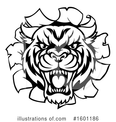 Royalty-Free (RF) Tiger Clipart Illustration by AtStockIllustration - Stock Sample #1601186