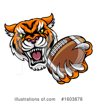 Royalty-Free (RF) Tiger Clipart Illustration by AtStockIllustration - Stock Sample #1603878