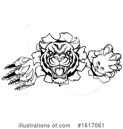 Royalty-Free (RF) Tiger Clipart Illustration by AtStockIllustration - Stock Sample #1617061