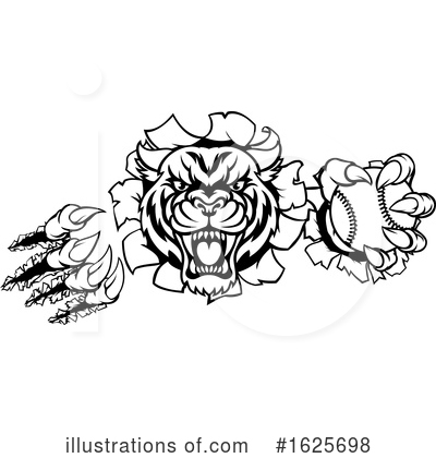 Royalty-Free (RF) Tiger Clipart Illustration by AtStockIllustration - Stock Sample #1625698