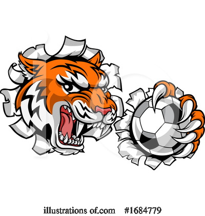 Royalty-Free (RF) Tiger Clipart Illustration by AtStockIllustration - Stock Sample #1684779