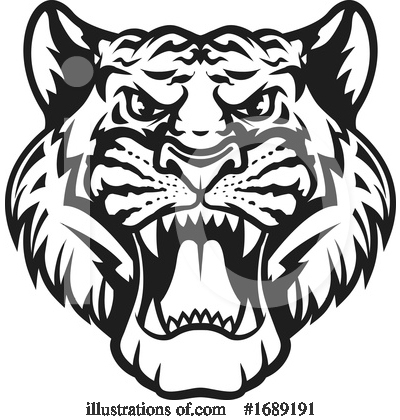 Tiger Clipart #1689191 by Vector Tradition SM