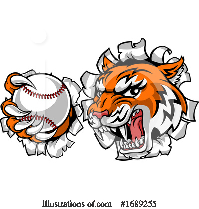 Royalty-Free (RF) Tiger Clipart Illustration by AtStockIllustration - Stock Sample #1689255
