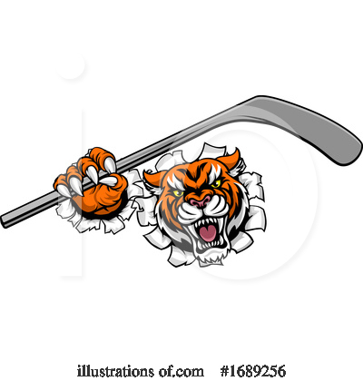 Royalty-Free (RF) Tiger Clipart Illustration by AtStockIllustration - Stock Sample #1689256