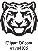 Tiger Clipart #1704805 by Vector Tradition SM