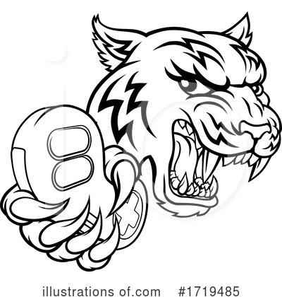 Royalty-Free (RF) Tiger Clipart Illustration by AtStockIllustration - Stock Sample #1719485