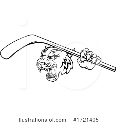 Royalty-Free (RF) Tiger Clipart Illustration by AtStockIllustration - Stock Sample #1721405