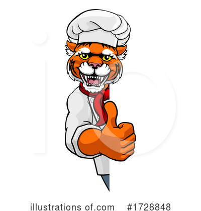 Royalty-Free (RF) Tiger Clipart Illustration by AtStockIllustration - Stock Sample #1728848