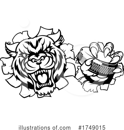 Royalty-Free (RF) Tiger Clipart Illustration by AtStockIllustration - Stock Sample #1749015