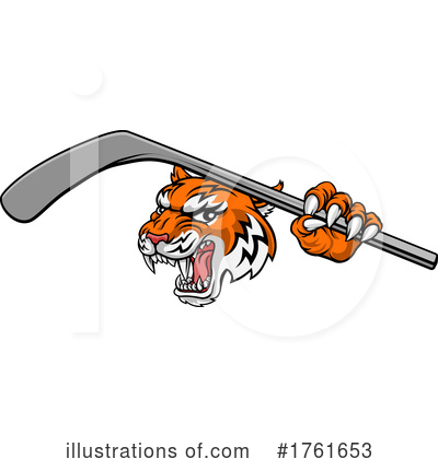 Royalty-Free (RF) Tiger Clipart Illustration by AtStockIllustration - Stock Sample #1761653