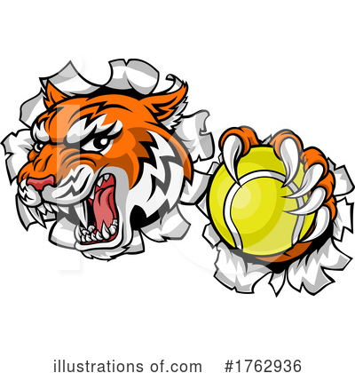 Royalty-Free (RF) Tiger Clipart Illustration by AtStockIllustration - Stock Sample #1762936