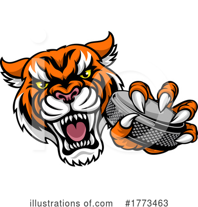 Royalty-Free (RF) Tiger Clipart Illustration by AtStockIllustration - Stock Sample #1773463