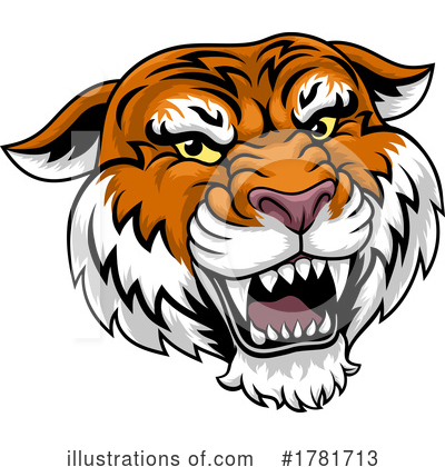 Royalty-Free (RF) Tiger Clipart Illustration by AtStockIllustration - Stock Sample #1781713