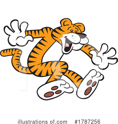 Royalty-Free (RF) Tiger Clipart Illustration by Johnny Sajem - Stock Sample #1787256