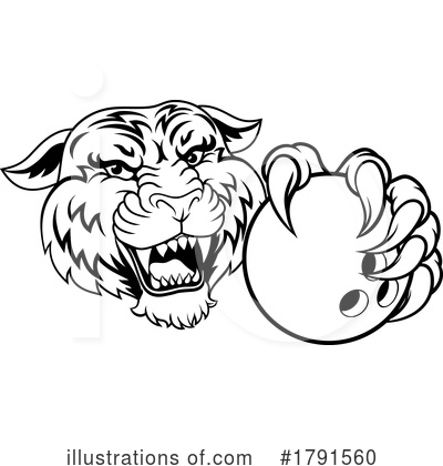 Royalty-Free (RF) Tiger Clipart Illustration by AtStockIllustration - Stock Sample #1791560