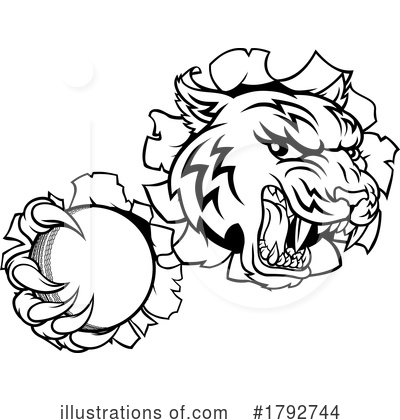Royalty-Free (RF) Tiger Clipart Illustration by AtStockIllustration - Stock Sample #1792744