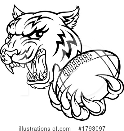 Royalty-Free (RF) Tiger Clipart Illustration by AtStockIllustration - Stock Sample #1793097