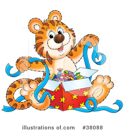 Royalty-Free (RF) Tiger Clipart Illustration by Alex Bannykh - Stock Sample #38088