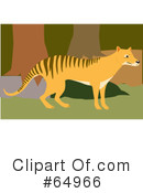 Tiger Clipart #64966 by Dennis Holmes Designs