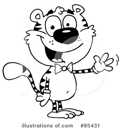 Tiger Clipart #85431 by Hit Toon