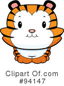 Tiger Clipart #94147 by Cory Thoman