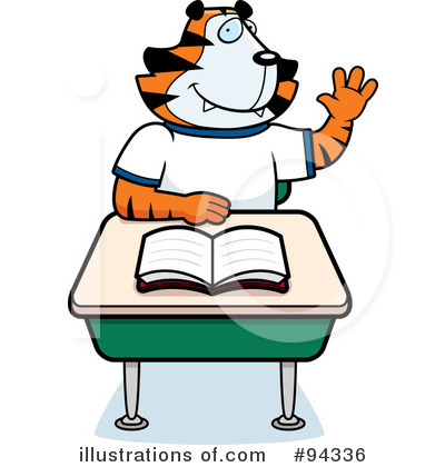 Royalty-Free (RF) Tiger Clipart Illustration by Cory Thoman - Stock Sample #94336