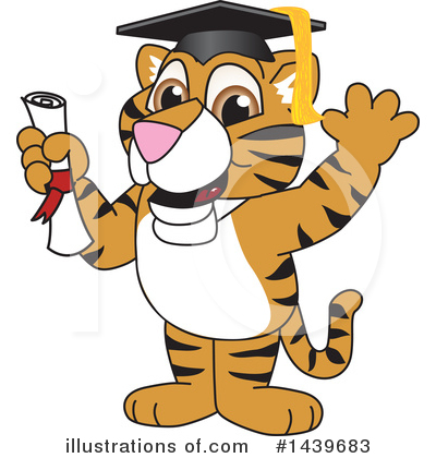 Royalty-Free (RF) Tiger Cub Mascot Clipart Illustration by Mascot Junction - Stock Sample #1439683