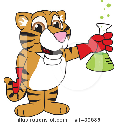 Royalty-Free (RF) Tiger Cub Mascot Clipart Illustration by Mascot Junction - Stock Sample #1439686