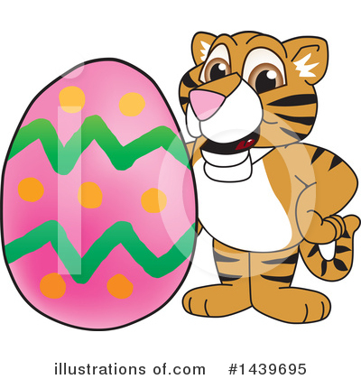 Royalty-Free (RF) Tiger Cub Mascot Clipart Illustration by Mascot Junction - Stock Sample #1439695