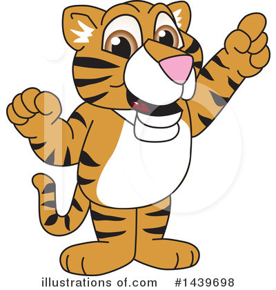 Royalty-Free (RF) Tiger Cub Mascot Clipart Illustration by Mascot Junction - Stock Sample #1439698