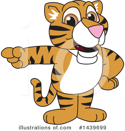 Royalty-Free (RF) Tiger Cub Mascot Clipart Illustration by Mascot Junction - Stock Sample #1439699