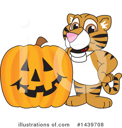Royalty-Free (RF) Tiger Cub Mascot Clipart Illustration by Mascot Junction - Stock Sample #1439708