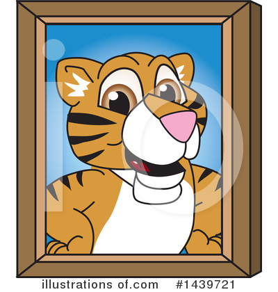 Royalty-Free (RF) Tiger Cub Mascot Clipart Illustration by Mascot Junction - Stock Sample #1439721
