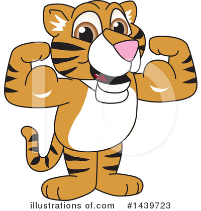 Royalty-Free (RF) Tiger Cub Mascot Clipart Illustration by Mascot Junction - Stock Sample #1439723