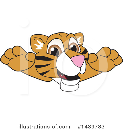 Royalty-Free (RF) Tiger Cub Mascot Clipart Illustration by Mascot Junction - Stock Sample #1439733