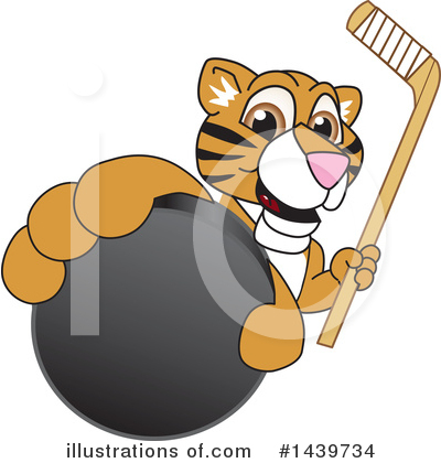 Royalty-Free (RF) Tiger Cub Mascot Clipart Illustration by Mascot Junction - Stock Sample #1439734