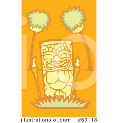 Royalty-Free (RF) Tiki Clipart Illustration by xunantunich - Stock Sample #69118