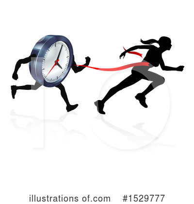 Runners Clipart #1529777 by AtStockIllustration