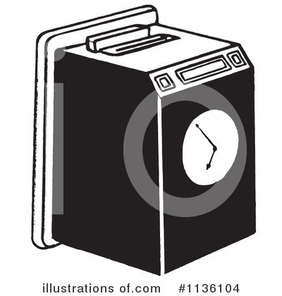 Royalty-Free (RF) Time Clock Clipart Illustration by Picsburg - Stock Sample #1136104