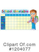 Time Table Clipart #1204077 by visekart