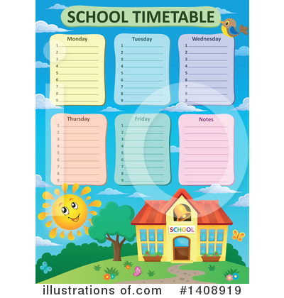 Time Table Clipart #1408919 by visekart