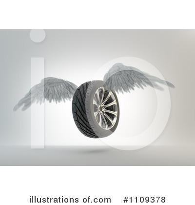 Royalty-Free (RF) Tire Clipart Illustration by Mopic - Stock Sample #1109378