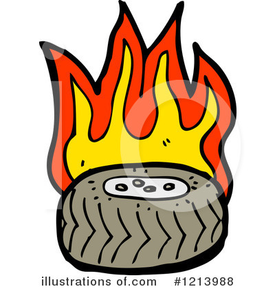 Royalty-Free (RF) Tire Clipart Illustration by lineartestpilot - Stock Sample #1213988