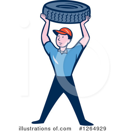 Tire Clipart #1264929 by patrimonio